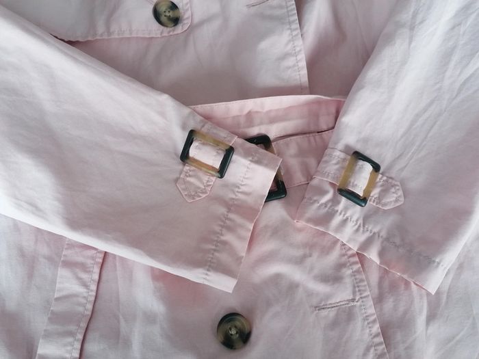 Imperméable trench rose poudré T 140 👧🏻 - photo numéro 4