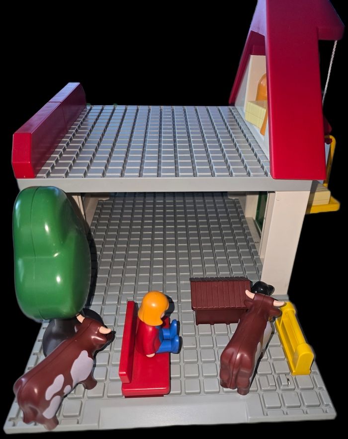 123 playmobil grande ferme 6800 vintage 1990 - photo numéro 3