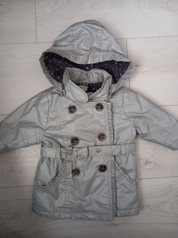 Manteau trench mi saison imperméable tape à l'œil 3 mois