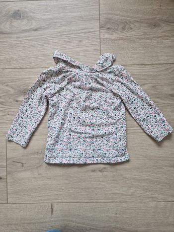 T-shirt bébé col montant La halle 6 mois