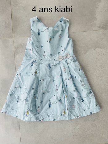 Robe bleu ciel 4 ans kiabi