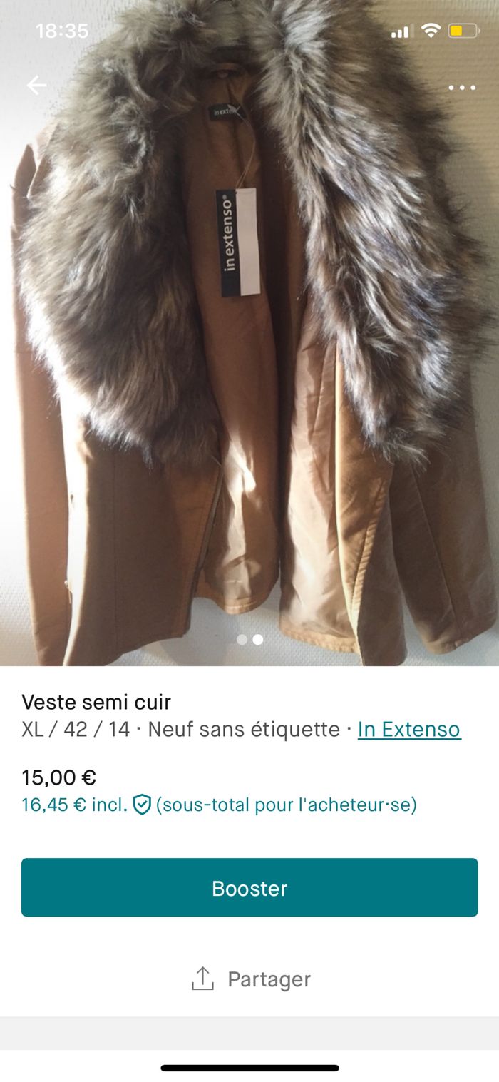 Veste toute neuf jamais porté marron