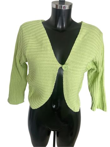 Gilet court boléro manches 3/4 taille 36/S