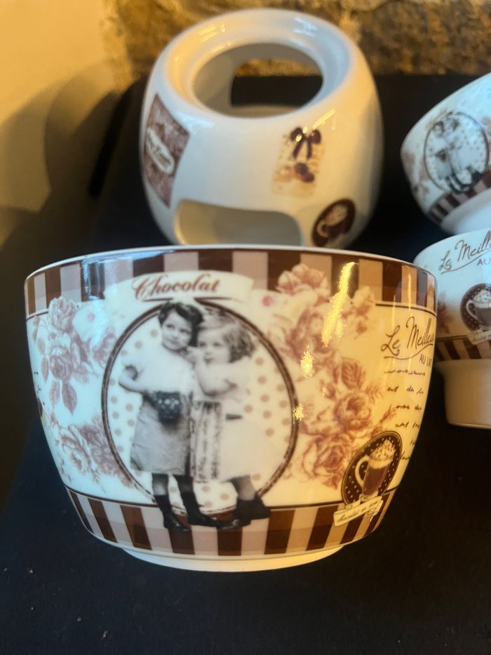 Set à fondue au chocolat Sweet Moments Vintage pour 4 personnes - photo numéro 5