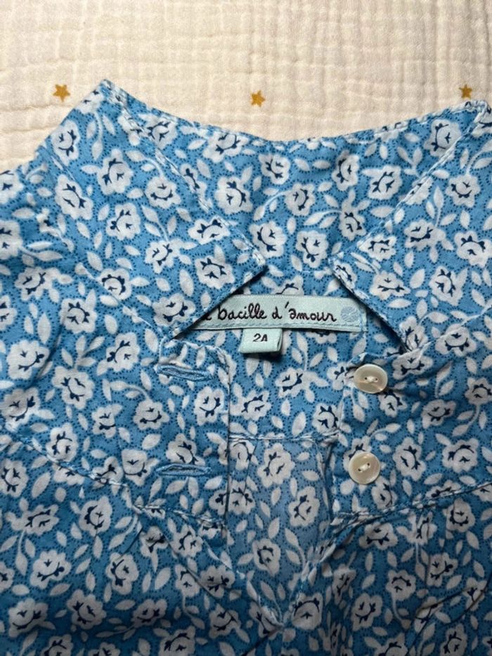 Blouse fleurie - la bacille d’amour - 2 ans - photo numéro 2