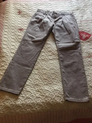 Pantalon à pinces marron Jacqueline Riu taille 42