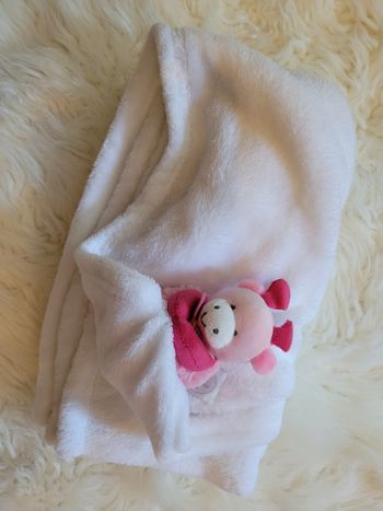 Couverture girafe doudou