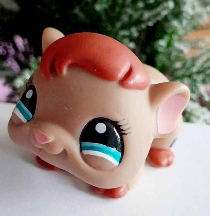 Figurine Littlest Pet Shop Hamster marron clair