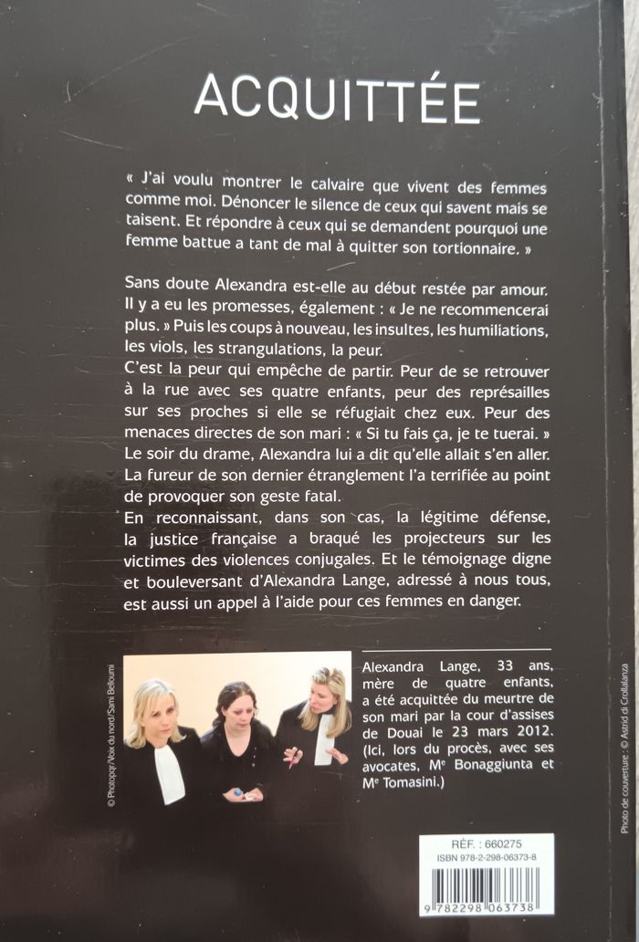 Acquittée - Alexandra Lange - photo numéro 2
