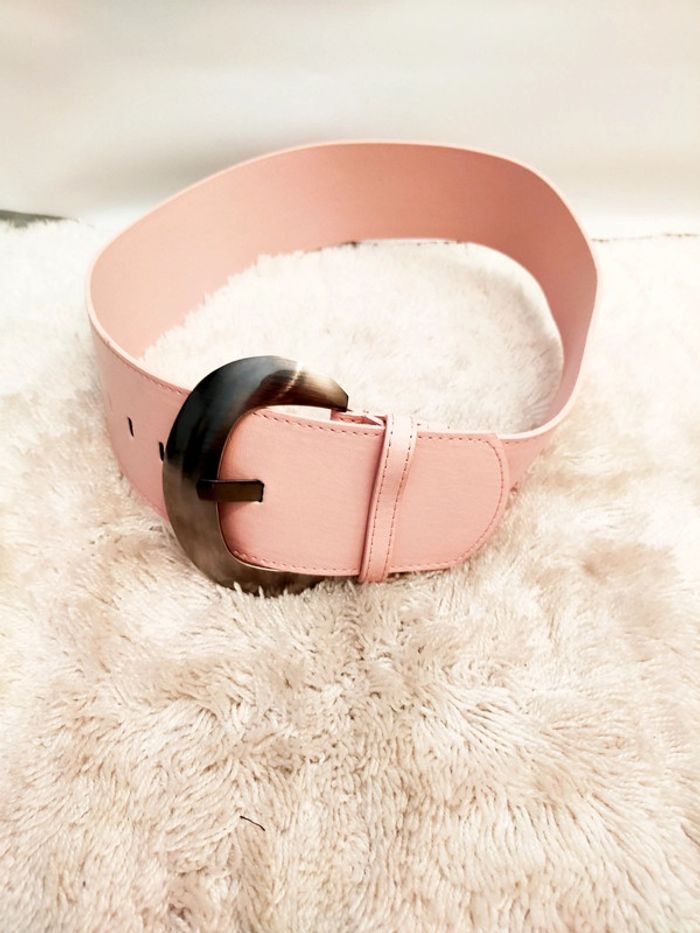 🔥 Lot de 2 Ceintures Femme – Rose & Noire – Neuves 🔥 - photo numéro 3