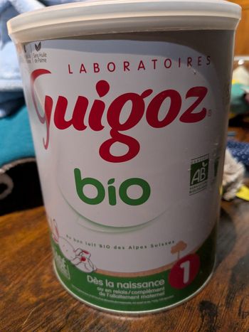 Lait Guigoz bio 1er âge 