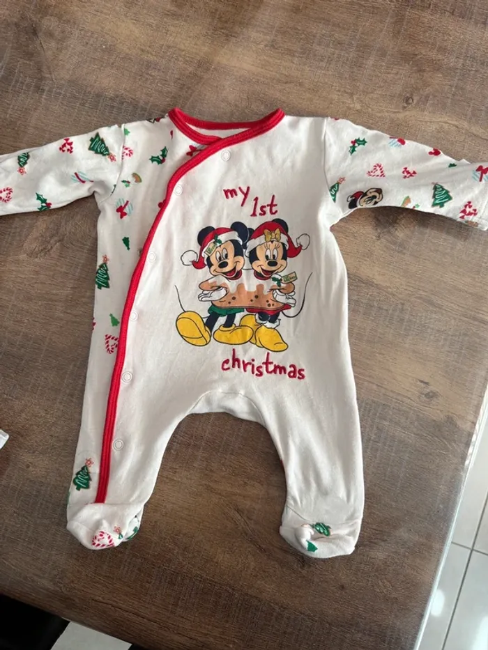 Pyjama Mickey Minnie 1e Noël