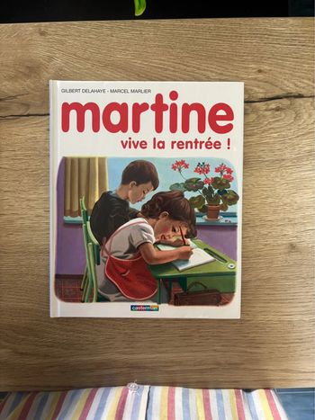 Livre Vintage Martine vive la rentrée ! Pour Enfants