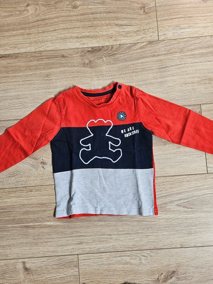 2 tee shirt manches longues Lulu castagnette - photo numéro 3