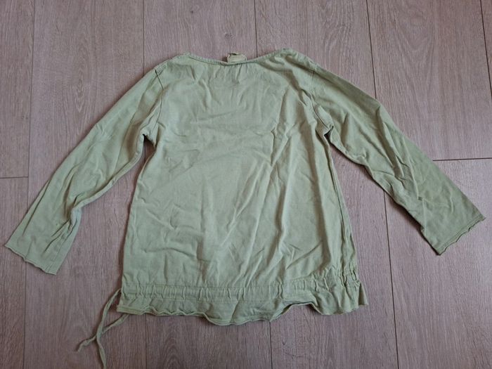 Tunique manches longues verte - photo numéro 3