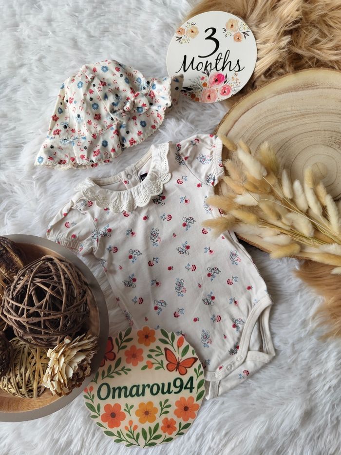 Ensemble complet 5 pièces sergent major fille 3 mois 🎀 - photo numéro 7