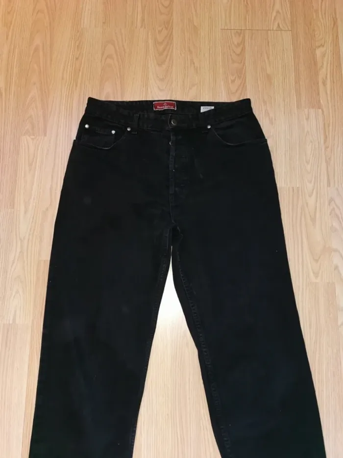 Jean homme noir assez epais taille 44 - photo numéro 2