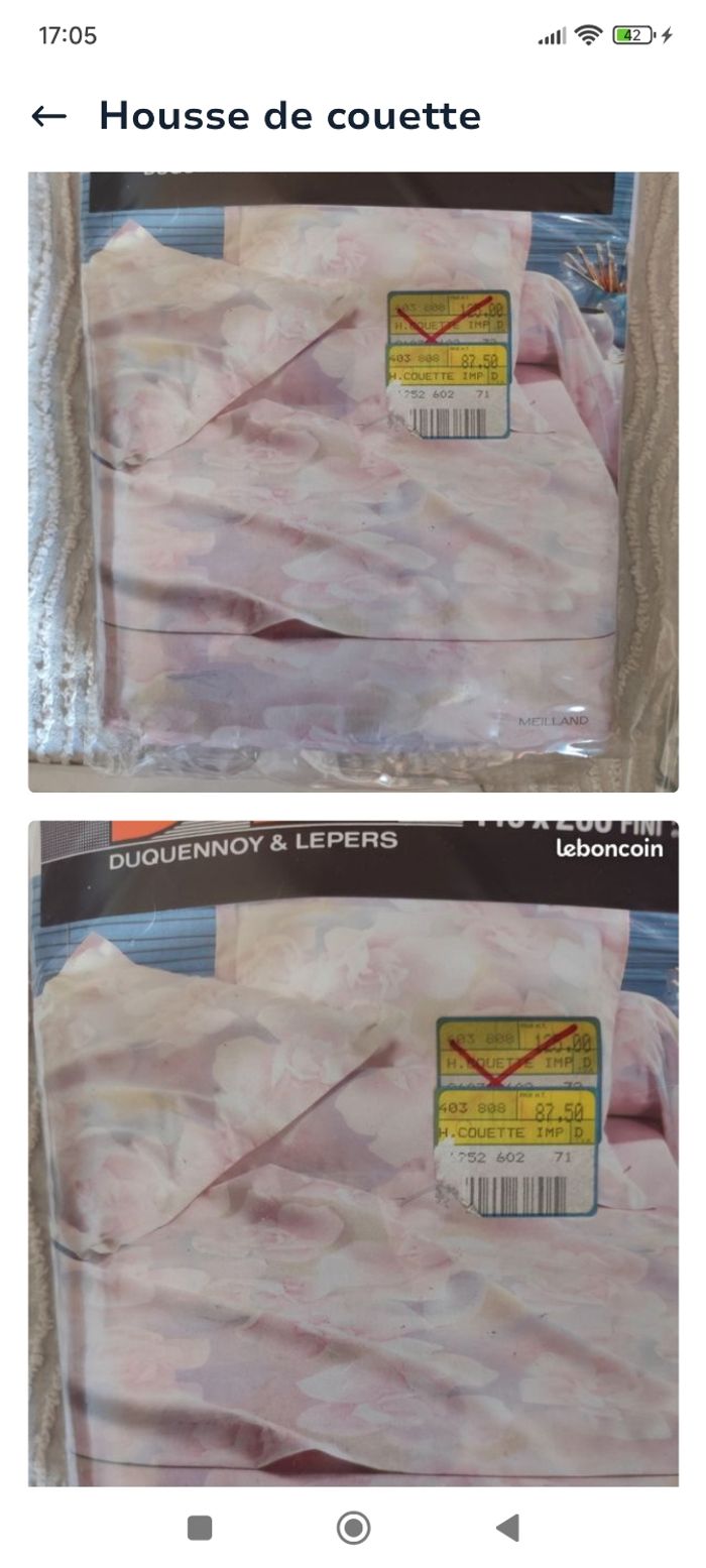 Housse de couette 1 personne - photo numéro 3