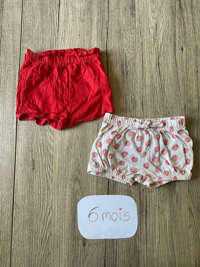 Lot de 2 shorts