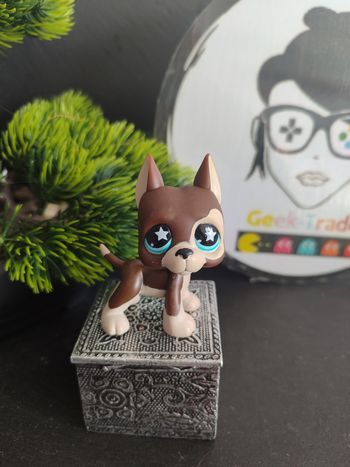 Littlest Petshop Pet Shop LPS Authentic  Authentique dog Great Dane 817 Danois