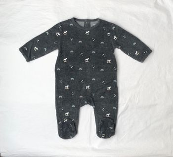 Pyjama velours Kiabi 6 mois 