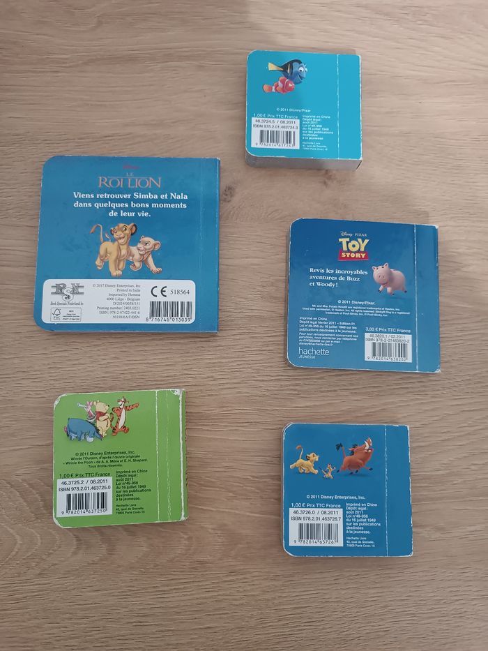Lot de 6 petits livres Disney – Le Roi Lion, Nemo, Toy Story, Winnie, Planes - photo numéro 4
