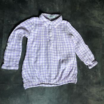 Tunique écossaise tissus cloqué 6 ans Tape à l’œil