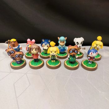 Lot de 11 figurines amiibo animal crossing