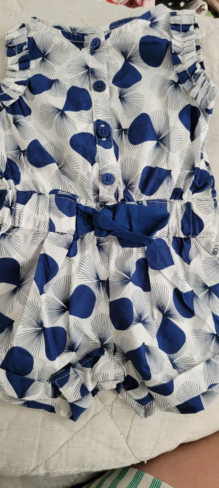 Combishort bébé fille