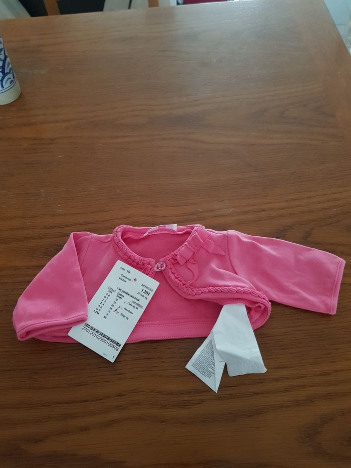 Boléro bébé fille 0-1 mois