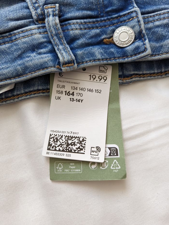 H&M Denim Shorts Size 164 - photo numéro 3
