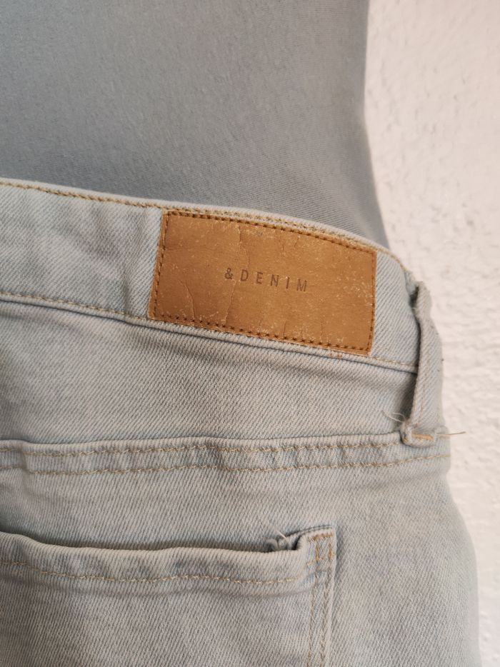 Jean grossesse skinny délavé taille S h&m - photo numéro 4