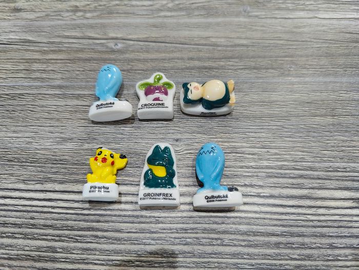 Lot de 6 fèves Pokémon - photo numéro 3