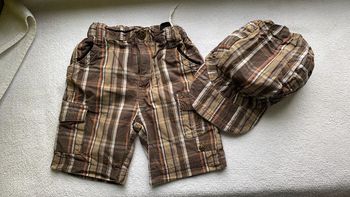 Short casquette assortie