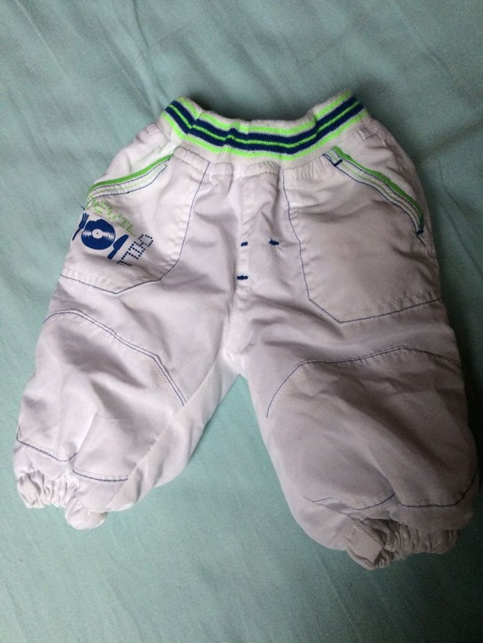 Pantalon blanc 1 mois