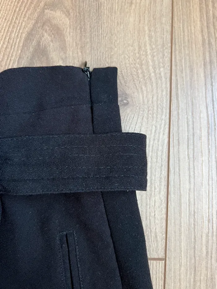 Pantalon noeud noir Stradivarius femme - photo numéro 4