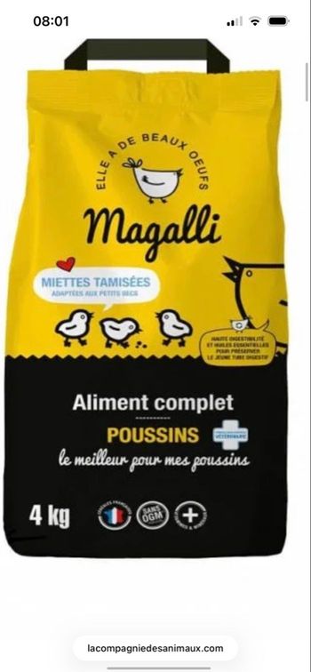 Miettes poussins