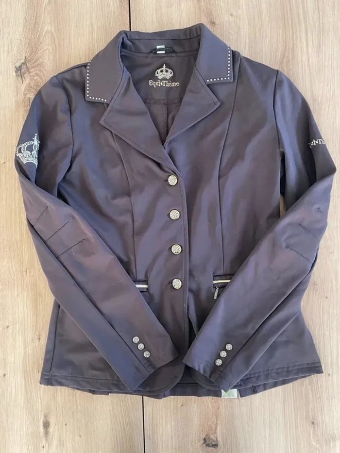 Veste  de  concours Equi-Thème –  Taille 36  –  Très  bon état  – Logo  brodé