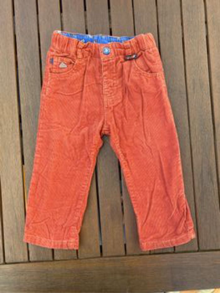 Pantalon velours sergent major 18 mois