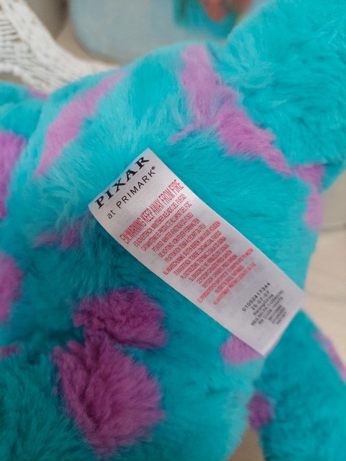 Primark Disney - grande peluche Sully monstres et cie - photo numéro 5