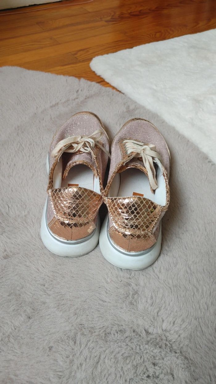 Basket été légère en cuir et mesh - photo numéro 2