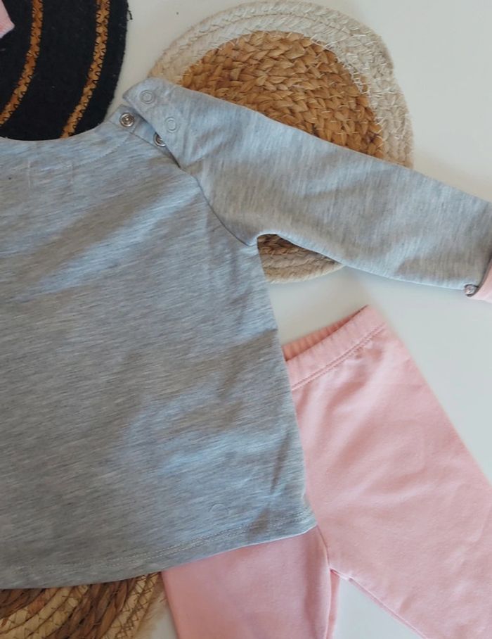Ensemble animal lapin 🐰 mi saison sweat shirt pull fin léger manches longues avec legging - photo numéro 8