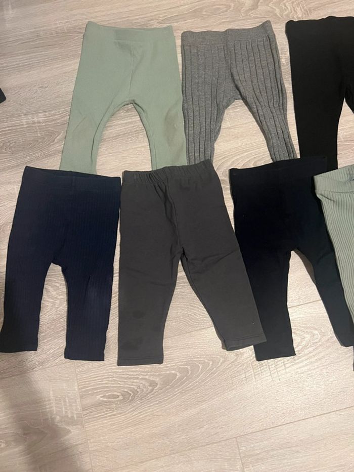 Lot de 16 leggings 12 mois - photo numéro 3