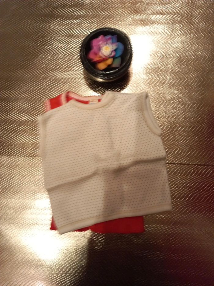 Lot 2 hauts été type boléro naissance à 1 mois - photo numéro 3