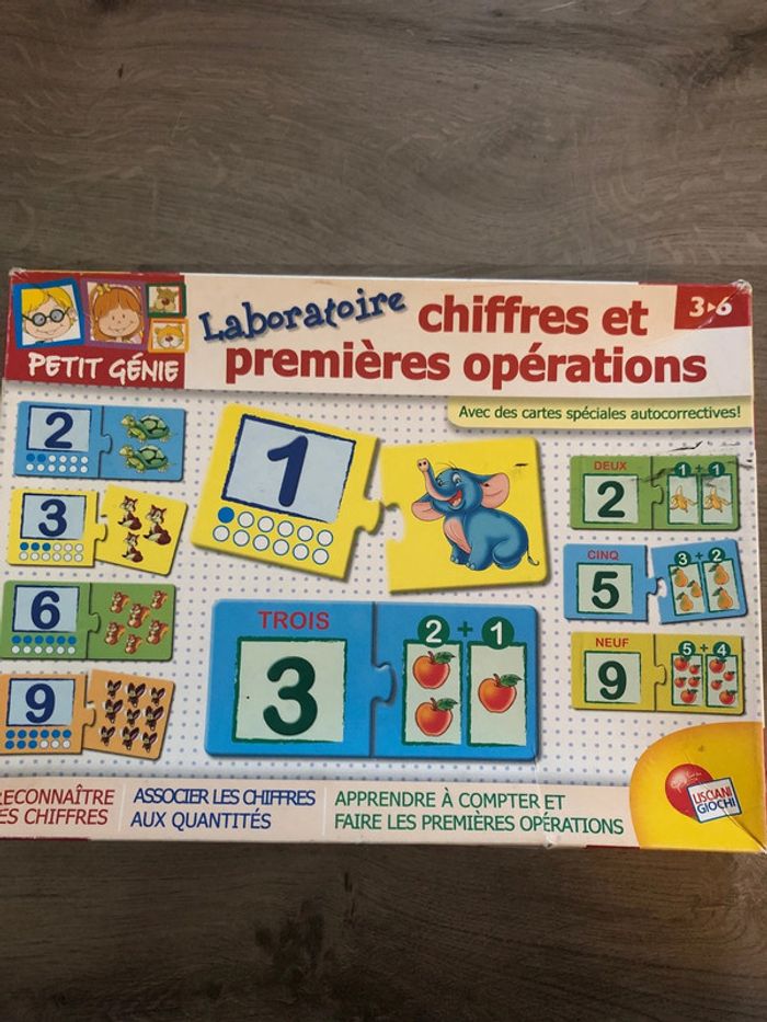 Jeu chiffres et premières opérations