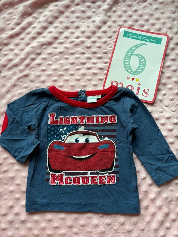 Maillot manche longue cars 6 mois