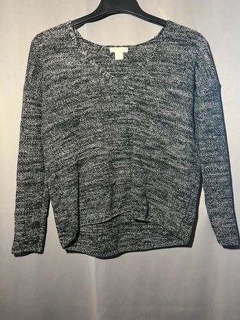 Pull gris chiné