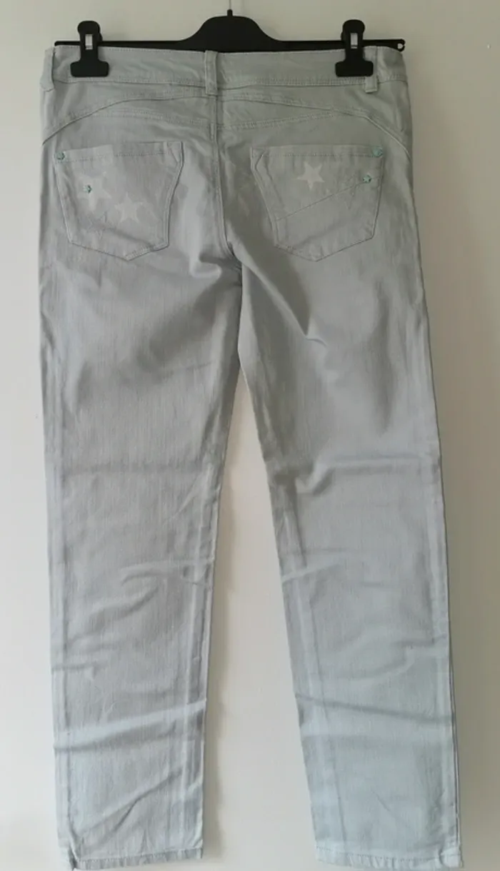 Joli jean 7/8ème Camaïeu - Taille 40 - Neuf - photo numéro 5