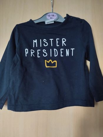 T-shirt manches longues 18mois