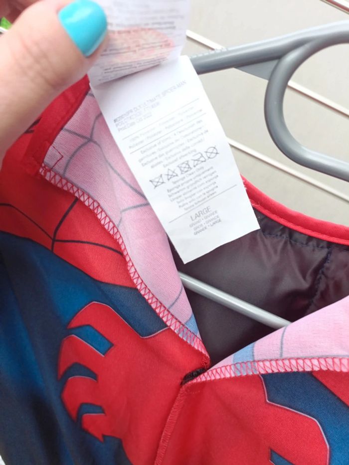 Déguisement Spider-Man avec muscle taille l 10 ans - photo numéro 7